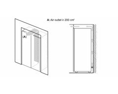 Bosch GSN36VW31U installation air ventilation
