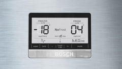 Bosch 687L Series 6 Top Mount Freezer Refrigerator KDN86HIE0M, Brushed Steel, 2 Doors