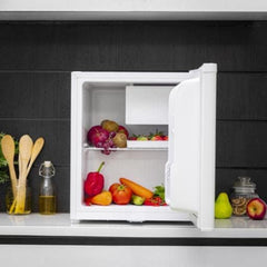 Geepas Mini Refrigerator 60L – Compact Design Adjustable Thermostat & Door Lock GRF654WPEN