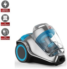 Hoover Power 7 Powerful Canister Vacuum Cleaner, 2400 Watt, 4L Large Capacity, HEPA Allergy Filter, Strong Suction, Ideal for Carpet, Hard Floors & Pet Hair – HC84-P7A-ME