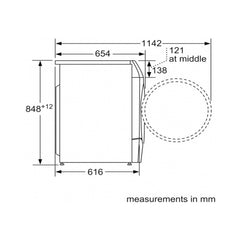 Bosch Front Load Washer Dryer Combo 10 /6 kg – EcoSilence Drive SpeedPerfect & Steam Care WNC254A0GC