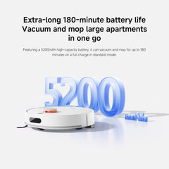 Xiaomi Robot Vacuum H40 10000Pa LDS Navigation Smart Mapping Auto Dust Emptying Voice Control