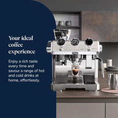 De'Longhi Barista Coffee Machine LA SPECIALISTA MAESTRO Cold Brew Espresso Machine with Cold Extraction, Digital Display, Auto Milk Frother, Barista Kit, Built-in Grinder & Tamping, 15 Bar EC9885.M