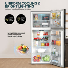 Nikai 700L Double Door Top Mount Refrigerator No Frost Inverter Compressor Digital Display NRF701FSSINV