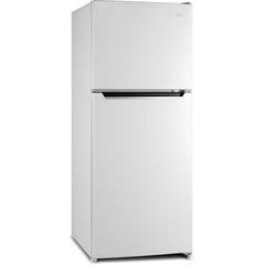 CHiQ 118L Two Door Bar Fridge – Separate Freezer LED Light Reversible Door CTM118DW (White)
