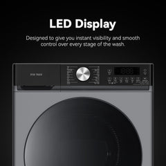 Star Track 7KG Front Load Washing Machine with BLDC Inverter Motor 1400 RPM & Steam Wash SW-700ATT2-AZ (GRAY)
