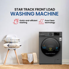 Star Track Front Load Washing Machine 9 kg Pure Clean Ultra-Wash & Smart Diagnosis SW-900ATT1-SK