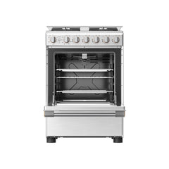 Toshiba Freestanding Gas Cooker 60x60cm 4 Burners Auto Ignition RB2-60G4GE (Stainless Steel)