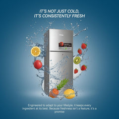 STAR TRACK Double Door Refrigerator 320L comes with Frost Free has Smart Sensor Technology has Air Flow Technology, ST-FRG-NSKE320