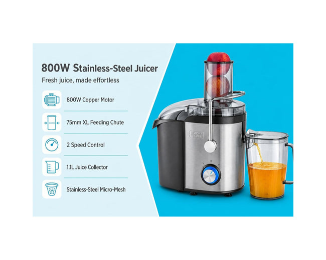 BLACK+DECKER JE800-B5 Juicer Extractor