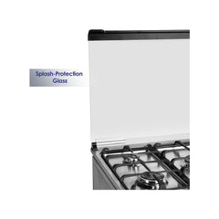 Super General 90×60 cm Freestanding Gas Cooker with 5 Burners – Gas Oven Grill & Rotisserie SGC901FS