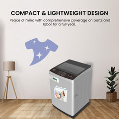 Star Track 13KG Top Load Fully Automatic Washing Machine with Inverter Technology & Digital Control – SW-1300ATT1-SK(T) (Silver)