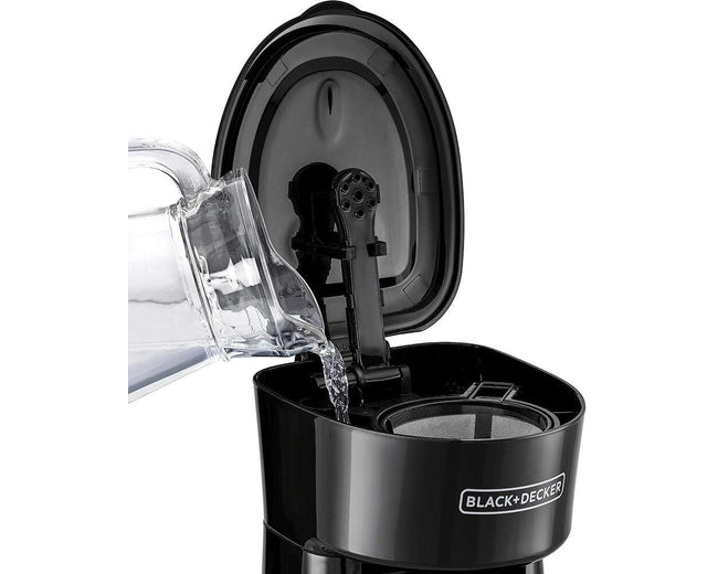 BLACK+DECKER DCT10-B5 Personal Coffee Maker with 360ml Travel Mug, 650W, Black
