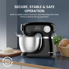 Star Track Kitchen Machine 5L Stand Mixer 1000W Stainless Steel Bowl Dough Hook Beater & Whisk ST-BID-KM1000