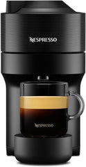 Nespresso Vertuo Pop Coffee Machine by Nespresso - Liquorice Black Design, Smart Brewing Technology, UAE Version