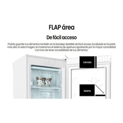 Infiniton Vertical Freezer 145L – Fast Freezing Reversible Door 4 Star Rating CV-140L25WEP
