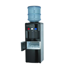 Crownline Top Load Water Dispenser – Ice Maker Hot & Cold 12kg/24h Ice Capacity WD-232 (Black)