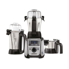 Hamilton Beach Professional Juicer Mixer Grinder 1400W 3 Stainless Steel Jars 13 Smart Programs 58770-SAU