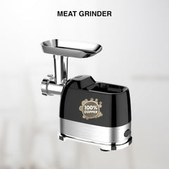 Star Track Meat Grinder 1300W Lock Power Copper Motor Stainless Steel Body ST-BID-MG1300