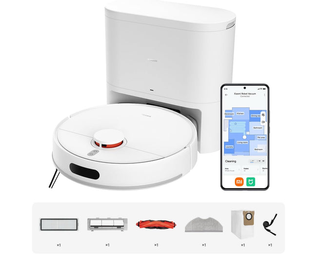Xiaomi Robot Vacuum H40 with auto-empty station - product in use