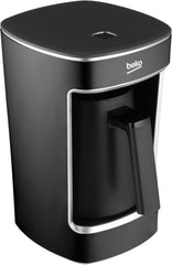 Beko TKM 2341 5-Cup Mocha Maker, Cooksense, Frothy Turkish Coffee, Spill-proof, One-Touch Control, Black
