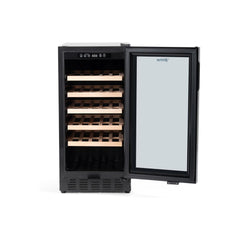 Terim Beverage Cooler 90L 25 Bottle Capacity Touch Control LED Display Glass Door TERBC30SZ (Black)
