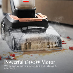 BISSELL Revolution HydroSteam Carpet Deep Cleaner 3672E – The Only Carpet Cleaner with the Powerful Steam Cleaning technology for Carpets & Upholstery, Large Tank | 2-Year BISSELL Warranty