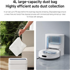 Xiaomi Robot Vacuum H40 10000Pa LDS Navigation Smart Mapping Auto Dust Emptying Voice Control