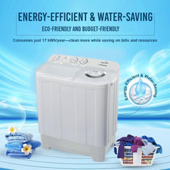 Star Track 7KG Twin Tub Semi-Automatic Washing Machine with Spin Dryer & Lint Filter – SW-700W1TK (WHITE)