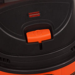 Black & Decker 1200W 10 Liter Wet and Dry Tank Drum Vacuum Cleaner, Orange/Black - WDBD10-B5