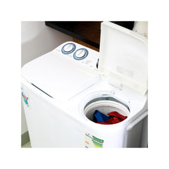 Geepas Twin Tub Washing Machine 7.2KG – Semi Automatic Ripple Pulsator Spin Dry GSWM6468