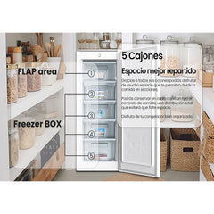 Infiniton Vertical Freezer 145L – Fast Freezing Reversible Door 4 Star Rating CV-140L25WEP