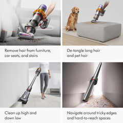 Dyson V15 Detect Cordless Vacuum Cleaner 240AW Laser Dust Detection HEPA Filtration Up to 60 Minutes