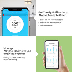 COMFEE' Dishwasher 6 Places with 7 Programe Super Quiet Rapid Wash ECO 70 C°Hygiene Wash, Flexible Installation Wi-Fi Function APP Control- White