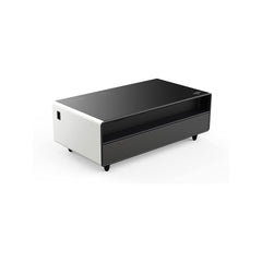 Star Track 135L Smart Table Refrigerator with Bluetooth Speaker Wireless Charging & LED Control ST-TMT-135L (BLACK)