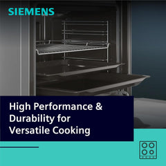 Siemens Free Standing Gas Cooker 60cm – 71L Oven 4 Burners Full Safety HG2L10B51M