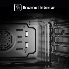 Hisense HFG90335RX 90 cm Freestanding Gas Cooker, 5 Gas Burners with Flame Failure Device, Cast Iron Pan Support, Auto Ignition, Stainless Steel