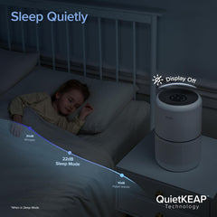 Levoit Air Purifiers Smart with Plasma for Home Bedroom,2026 Upgraded HEPA Filter with Air Quality Sensor, Removes 99.97% Pollen Allergies Dust Odours, Alexa Enabled with Quiet Auto Mode