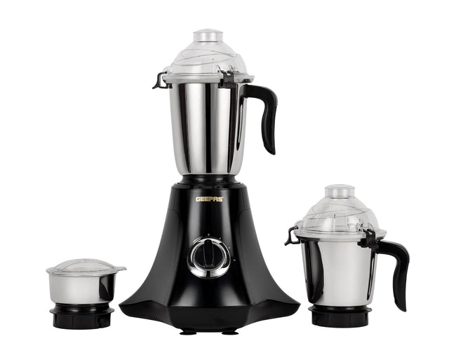 Geepas GSB44067B Mixer Grinder with Stainless Steel Jars & Blades