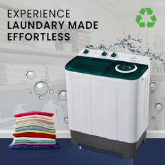 Star Track 7KG Twin Tub Semi-Automatic Washing Machine with Spin Dryer & Lint Filter – SW-700G1TK (WHITE)