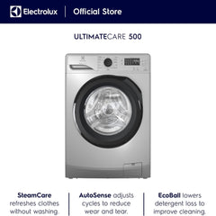 Electrolux 8 kg Front Load Washing Machine – 1200 RPM Inverter Motor SteamCare AutoSense EWF8241SBS