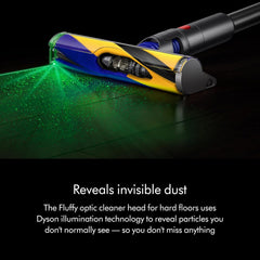 Dyson V15 Detect Cordless Vacuum Cleaner 240AW Laser Dust Detection HEPA Filtration Up to 60 Minutes
