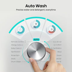 Hisense 10/6 kg Washer Dryer – 1400 RPM Inverter Motor Steam Refresh Smart WiFi WD3S1043BT