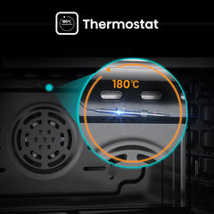 Hisense HFG90335RX 90 cm Freestanding Gas Cooker, 5 Gas Burners with Flame Failure Device, Cast Iron Pan Support, Auto Ignition, Stainless Steel