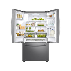 Samsung French Door Refrigerator 630L Twin Cooling Plus Water Ice Dispense No Frost RF23R62E3SR (silver)
