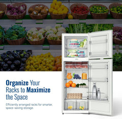 STAR TRACK Double Door Refrigerator 320L comes with Frost Free has Smart Sensor Technology has Air Flow Technology, ST-FRG-NSKE320