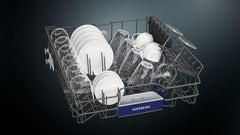 Siemens iQ500 60 cm Home Connect Freestanding Dishwasher With 14 Place Settings, German Engineered, White, SN25HW76MM