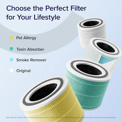 Levoit Air Purifiers Smart with Plasma for Home Bedroom,2026 Upgraded HEPA Filter with Air Quality Sensor, Removes 99.97% Pollen Allergies Dust Odours, Alexa Enabled with Quiet Auto Mode