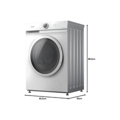 Midea Front Load Washing Machine 7 kg Lunar Dial 15 Wash Programs 1200 RPM & 90 Hygiene MF100W70W