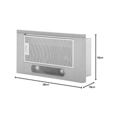 Samsung Built-In Telescopic Cooker Hood 60cm – 3 Speeds LED Lighting Washable Filter NK24M1030IS (Siver)